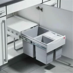 Hailo Abfallsammler 3642131 Raumspar Tandem 18/8,5/8,5/D