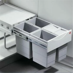 Hailo Abfallsammler 3643141 Raumspar Tandem 8,5/8,5/8,5/8,5/D