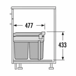Hailo Abfallsammler 3663101 Tandem 15/15 Dunkelgrau -SPUELENPROFI Verkäufe hailo abfallsammler 3663101 tandem 15 15 dunkelgrau2