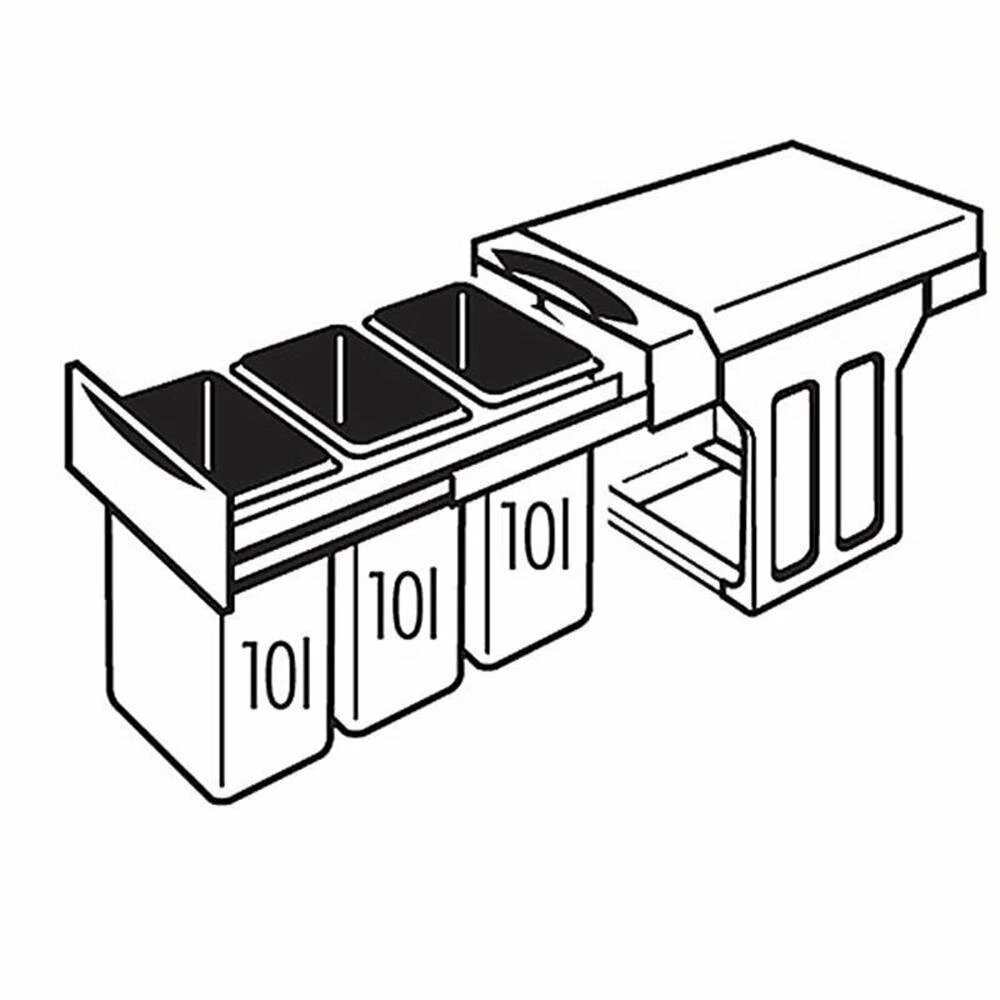 Hailo Abfallsammler 3666131 Terzett 10/10/10 Dunkelgrau 5 Hailo Abfallsammler 3666131 Terzett 10/10/10 Dunkelgrau – Bild 3