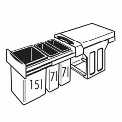 Hailo Abfallsammler 3666191 Terzett 15/7/7 Dunkelgrau 9 Hailo Abfallsammler 3666191 Terzett 15/7/7 Dunkelgrau -SPUELENPROFI Verkäufe hailo abfallsammler 3666191 terzett 15 7 7 dunkelgrau3