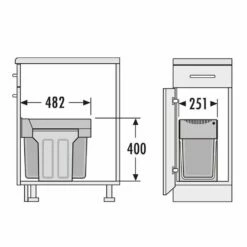 Hailo Abfallsammler 3666851 Tandem 15/15 Black Edition -SPUELENPROFI Verkäufe hailo abfallsammler 3666851 tandem 15 15 black edition5