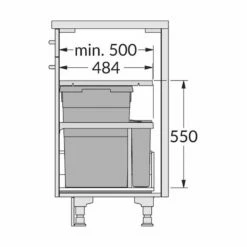 Hailo Abfallsammler 3669101 Euro Cargo 200 38/7 -SPUELENPROFI Verkäufe hailo abfallsammler 3669101 euro cargo 200 38 73