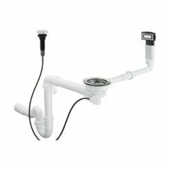 Hansgrohe D14-11 Automatische Ab- Und Überlaufgarnitur Für Einzelbecken Für Hansgrohe Edelstahlspülen