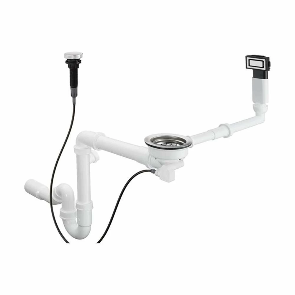 Hansgrohe D14-11 Automatische Ab- Und Überlaufgarnitur Für Einzelbecken Für Hansgrohe Edelstahlspülen 3 Hansgrohe D14-11 Automatische Ab- Und Überlaufgarnitur Für Einzelbecken Für Hansgrohe Edelstahlspülen