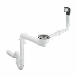 Hansgrohe D16-10 Manuelle Ab- Und Überlaufgarnitur Für Einzelbecken Für Hansgrohe Granitspülen