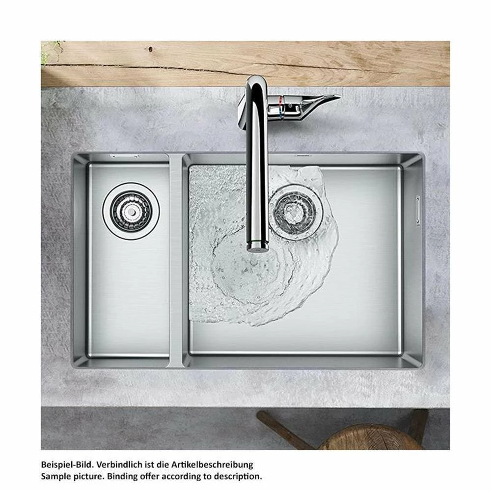 Hansgrohe Einbauspüle 180/450 S719-U655 | Edelstahl 4 Hansgrohe Einbauspüle 180/450 S719-U655 | Edelstahl – Bild 2
