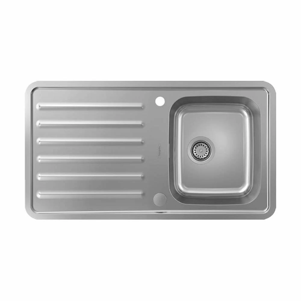 Hansgrohe Einbauspüle 340/400 S4113-F340 | Edelstahl 3 Hansgrohe Einbauspüle 340/400 S4113-F340 | Edelstahl