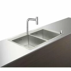 Hansgrohe Einbauspüle 370/370 Select Mit Küchenarmatur C71-F765-10