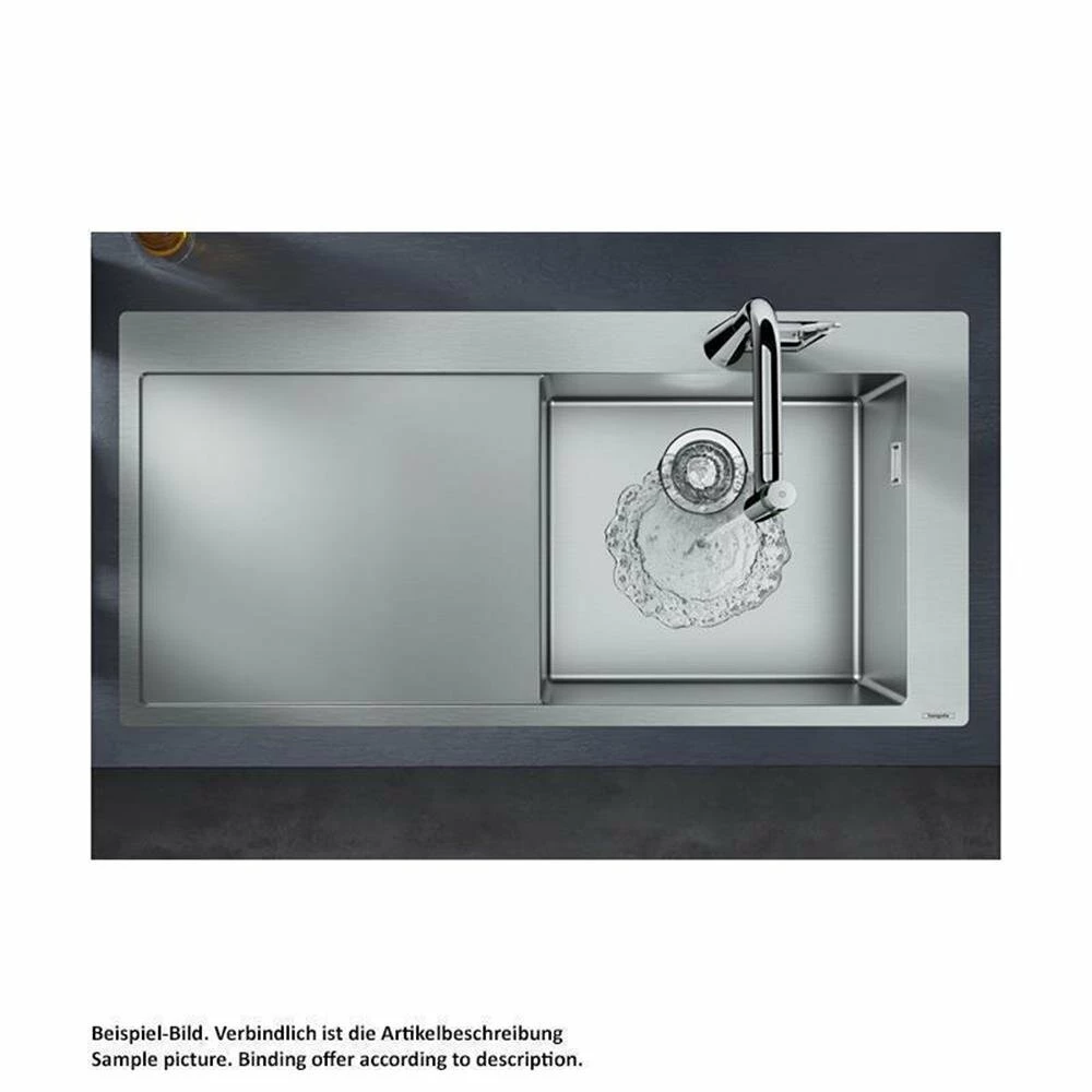 Hansgrohe Einbauspüle 450 S715-F450 | Edelstahl 4 Hansgrohe Einbauspüle 450 S715-F450 | Edelstahl – Bild 2