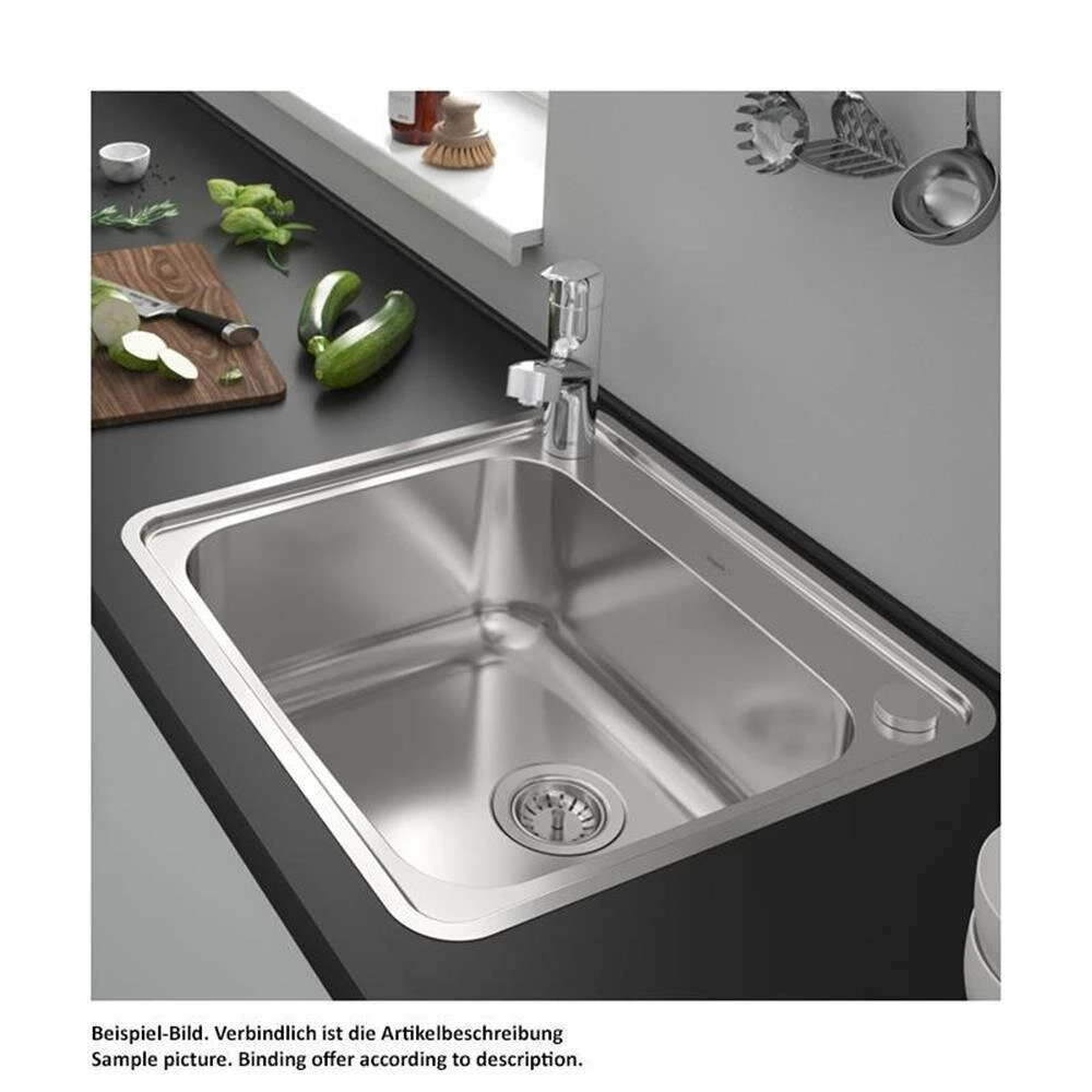 Hansgrohe Einbauspüle 500/400 S412-F500 | Edelstahl 4 Hansgrohe Einbauspüle 500/400 S412-F500 | Edelstahl – Bild 2