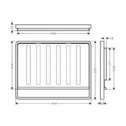 Hansgrohe Mobile Abtropffläche F17 | Edelstahl -SPUELENPROFI Verkäufe hansgrohe mobile abtropfflaeche f17 edelstahl4