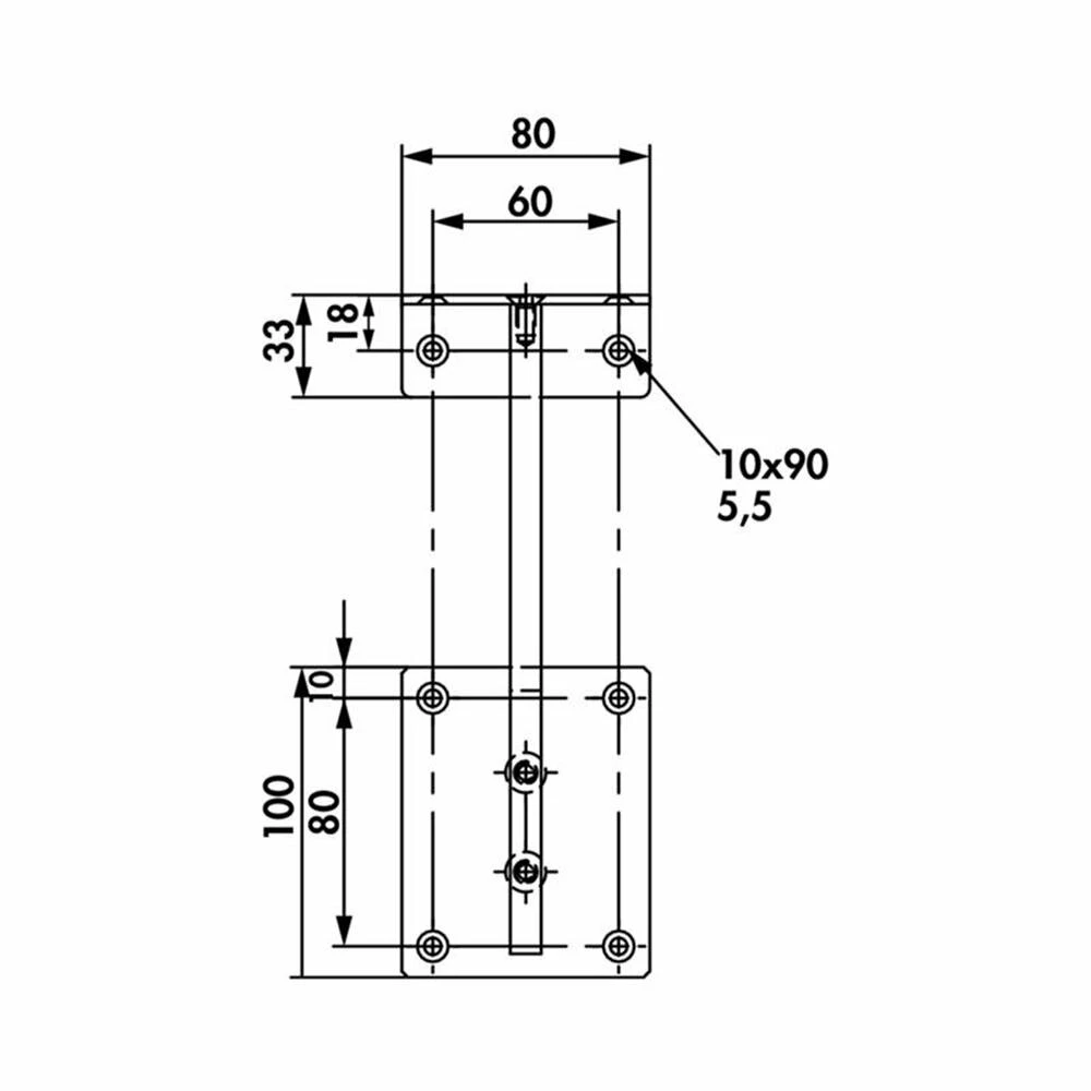 Korfu 4, Konsole, Edelstahlfarbig, H 220 Mm 5 Korfu 4, Konsole, Edelstahlfarbig, H 220 Mm – Bild 3