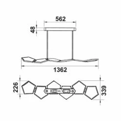 LUMICA Cingue LED Länge 1362 Mm, 60 Watt -SPUELENPROFI Verkäufe lumica cingue led laenge 1362 mm 60 watt3