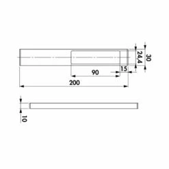 LUMICA Stretto LED Unterbauleuchte Ohne Schalter (Einzelleuchte) -SPUELENPROFI Verkäufe lumica stretto led unterbauleuchte ohne schalter einzelleuchte3
