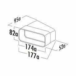 Naber COMPAIR System Ø 125 MF-RBH 125 Rohrbogen Horizontal 15° Weiß -SPUELENPROFI Verkäufe mf rbh 125 rohrbogen horizontal 15 formteil weiss2