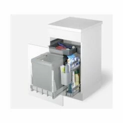 Müllex BOXX40-R P, Abfallsammler Für Frontauszüge, Anthrazit