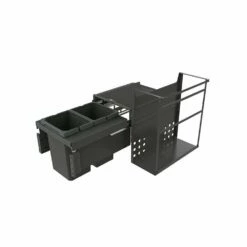 Naber Abfallsammler Cox® Base Q 360 S/400-2, Für Frontauszug, Zur Kombination Mit Quooker Wasserreservoir