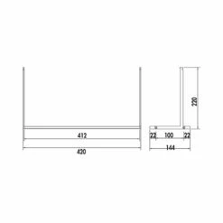 Naber Aurora Ablage 1, Relingsystem -SPUELENPROFI Verkäufe naber aurora ablage 1 relingsystem3