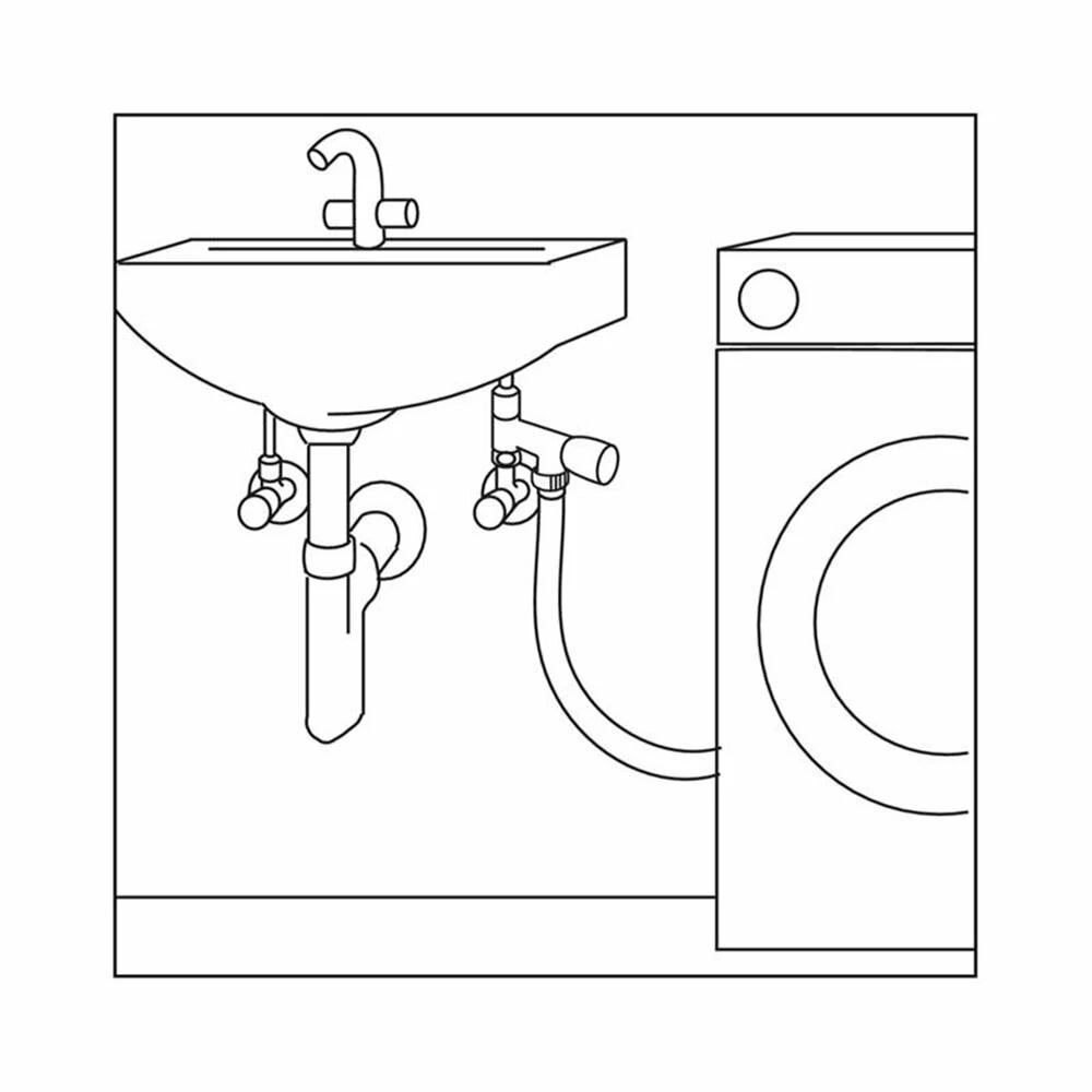 Naber Auslaufventil, Eckventil, 3/8", Chrom 4 Naber Auslaufventil, Eckventil, 3/8", Chrom – Bild 2