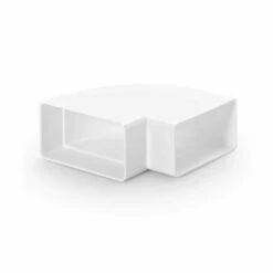 Naber COMPAIR System Ø 100 N-RBH 100 Rohrbogen Horizontal 90°, Weiß