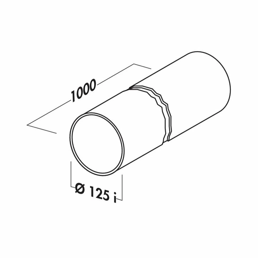 Naber COMPAIR System Ø 125 Flow Round R-125 Rundrohr 4 Naber COMPAIR System Ø 125 Flow Round R-125 Rundrohr – Bild 2