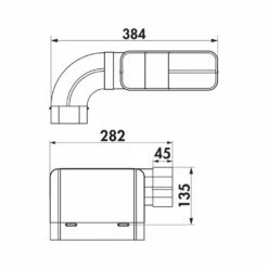 Naber COMPAIR System Ø 150 Stahl SF 150 Rohrset Für Muldenlüfter, Verzinkter Stahl -SPUELENPROFI Verkäufe naber compair system r 150 stahl sf 150 rohrset fuer muldenluefter verzinkter stahl2
