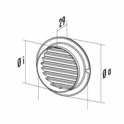 Naber COMPAIR System Ø 150 T-ZULRG 150 Zuluft-Rundgitter Weiß -SPUELENPROFI Verkäufe naber compair system r 150 t zulrg 150 zuluft rundgitter weiss2