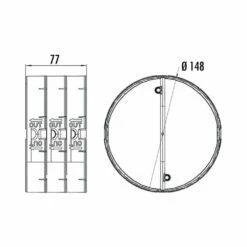 Naber COMPAIR System Ø 150 THERMOBOX / Rückstauklappe -SPUELENPROFI Verkäufe naber compair system r 150 thermobox rueckstauklappe3