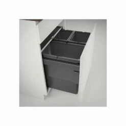 Naber Cox® Base 460 S/600-3, Abfallsammler Für Frontauszüge, Anthrazit, H 460 Mm