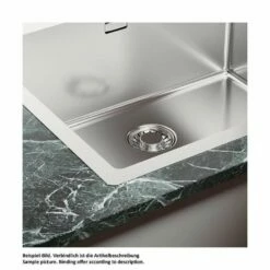 Naber Einbaubecken Corno Piu PR4 Edelstahl -SPUELENPROFI Verkäufe naber einbaubecken corno piu pr4 edelstahl3