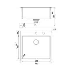 Naber Einbaubecken Corno Piu PR4 Edelstahl -SPUELENPROFI Verkäufe naber einbaubecken corno piu pr4 edelstahl4