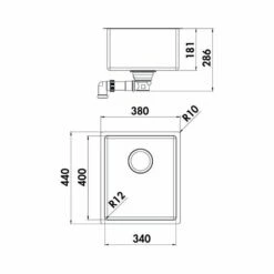 Naber Einbaubecken-Set Corno Basso 2 Edelstahl Mit Küchenarmatur Arco 1 Chrom Hochdruck -SPUELENPROFI Verkäufe naber einbaubecken set corno basso 2 edelstahl mit kuechenarmatur arco 1 chrom hochdruck2