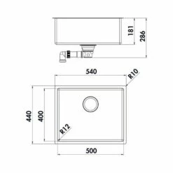 Naber Einbaubecken-Set Corno Basso 4 Edelstahl Mit Küchenarmatur Arco 1 Chrom Hochdruck -SPUELENPROFI Verkäufe naber einbaubecken set corno basso 4 edelstahl mit kuechenarmatur arco 1 chrom hochdruck4