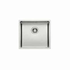 Naber Einbaubecken-Set Corno Basso 5 Edelstahl Mit Küchenarmatur Arco 1 Chrom Hochdruck