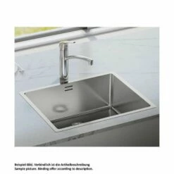 Naber Einbaubecken-Set Corno Piu PFU2 Edelstahl Mit Küchenarmatur Mio 3 Chrom Hochdruck -SPUELENPROFI Verkäufe naber einbaubecken set corno piu pfu2 edelstahl mit kuechenarmatur mio 3 chrom hochdruck2