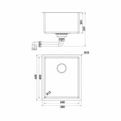 Naber Einbaubecken-Set Corno Piu PFU2 Edelstahl Mit Küchenarmatur Mio 3 Chrom Hochdruck -SPUELENPROFI Verkäufe naber einbaubecken set corno piu pfu2 edelstahl mit kuechenarmatur mio 3 chrom hochdruck3