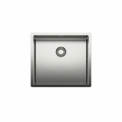 Naber Einbaubecken-Set Corno Piu PFU5 Edelstahl Mit Küchenarmatur Mio 3 Chrom Hochdruck