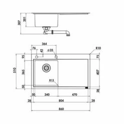 Naber Einbauspüle Corno Ora Edelstahl Becken -SPUELENPROFI Verkäufe naber einbauspuele corno ora edelstahl becken2