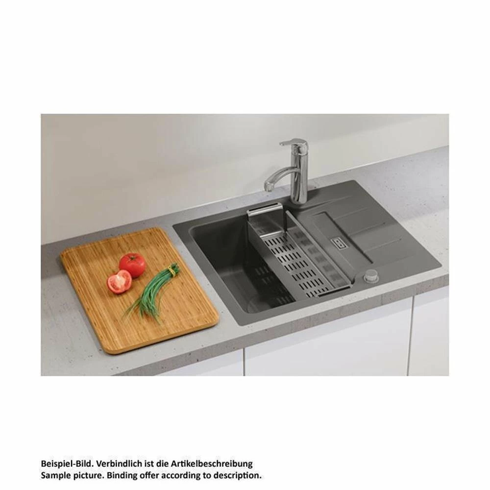 Naber Einbauspüle Keramik Flächenbündig LineUP 2F 4 Naber Einbauspüle Keramik Flächenbündig LineUP 2F – Bild 2