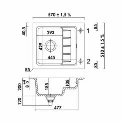 Naber Einbauspüle Keramik PickUP E -SPUELENPROFI Verkäufe naber einbauspuele keramik pickup e4