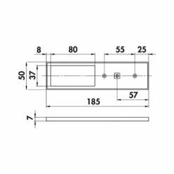 Naber Gresso LED, Unterboden-/Nischenleuchte, Alufarbig -SPUELENPROFI Verkäufe naber gresso led unterboden nischenleuchte alufarbig3