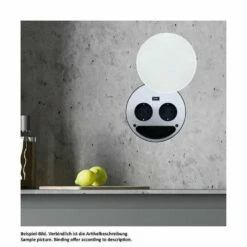 Naber Smile Doppelsteckdose USB, Einbausteckdosenelemente, Glas Schwarz -SPUELENPROFI Verkäufe naber smile doppelsteckdose usb einbausteckdosenelemente glas schwarz4