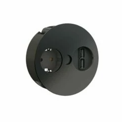 Naber Twist USB, Ecksteckdosenelement, Mit Belgischer/französicher Steckdose