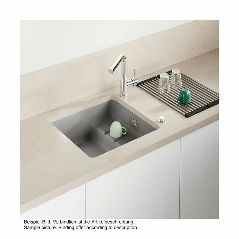 Naber Unterbauspülen-Set PickUP U Keramik Schiefer Und Armatur Arco 2 Chrom Hochdruck 5 Naber Unterbauspülen-Set PickUP U Keramik Schiefer Und Armatur Arco 2 Chrom Hochdruck – Bild 3