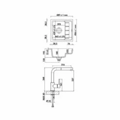 Naber Unterbauspülen-Set PickUP U Keramik Schiefer Und Armatur Arco 2 Chrom Hochdruck 11 Naber Unterbauspülen-Set PickUP U Keramik Schiefer Und Armatur Arco 2 Chrom Hochdruck -SPUELENPROFI Verkäufe naber unterbauspuelen set pickup u keramik schiefer und armatur arco 2 chrom hochdruck5