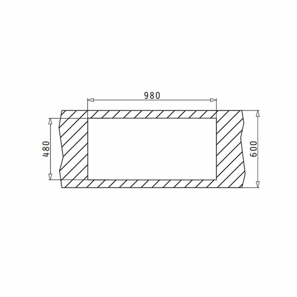 Pyramis Einbauspüle AMALTIA (100X50) 1 1/2B 1D 5 Pyramis Einbauspüle AMALTIA (100X50) 1 1/2B 1D – Bild 3