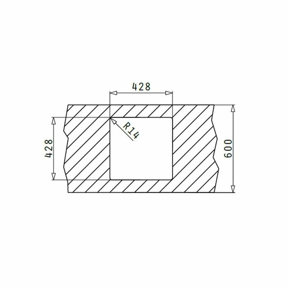 Pyramis Einbauspüle ASTRIS (40x40) 1B Edelstahl 5 Pyramis Einbauspüle ASTRIS (40x40) 1B Edelstahl – Bild 3