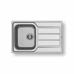 Pyramis Einbauspüle Athena (79x50) 1B 1D FB Edelstahl Poliert