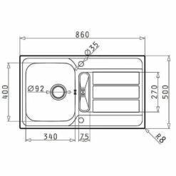 Pyramis Einbauspüle ATHENA (86 X 50) 1 1/4B 1D Edelstahl Poliert -SPUELENPROFI Verkäufe pyramis einbauspuele athena 86 x 50 1 1 4b 1d edelstahl poliert2